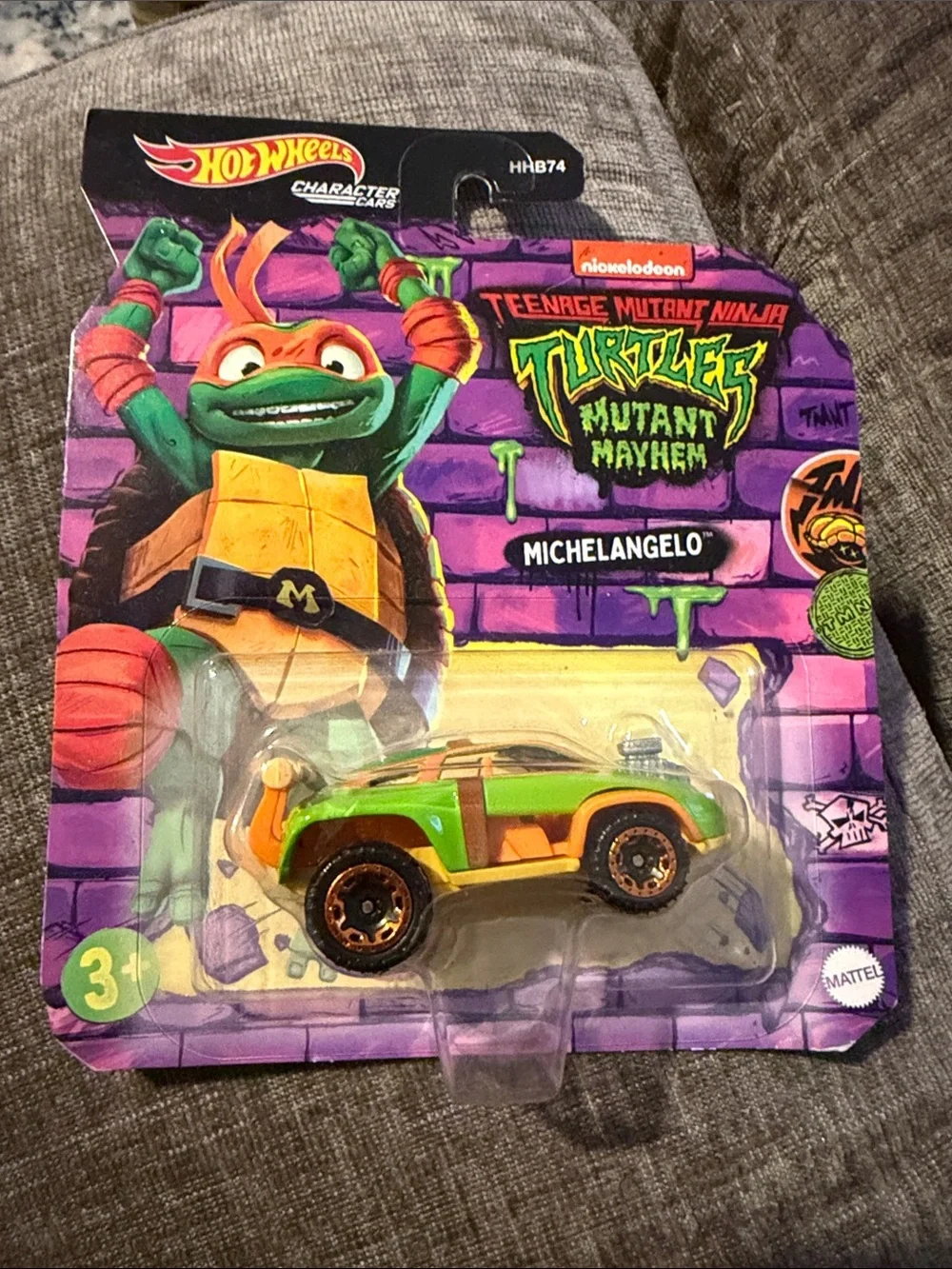 Hot Wheels Character Cars TMNT Mutant Mayhem Michelangelo Sealed